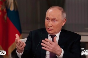 «Россия не начинала войну в 2022 году» – в интервью Такеру Карлсону Владимир Путин попытался предстать миротворцем